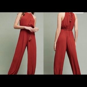 Anthropologie Elevenses Jumpsuit